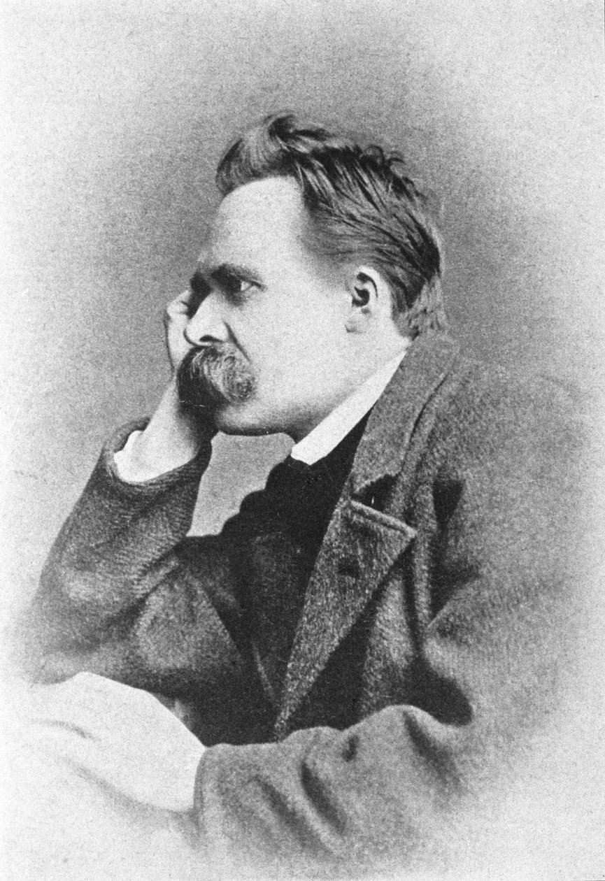 Retrato del filósofo alemán Friedrich Nietzsche (1844 - 1900) de Unknown artist