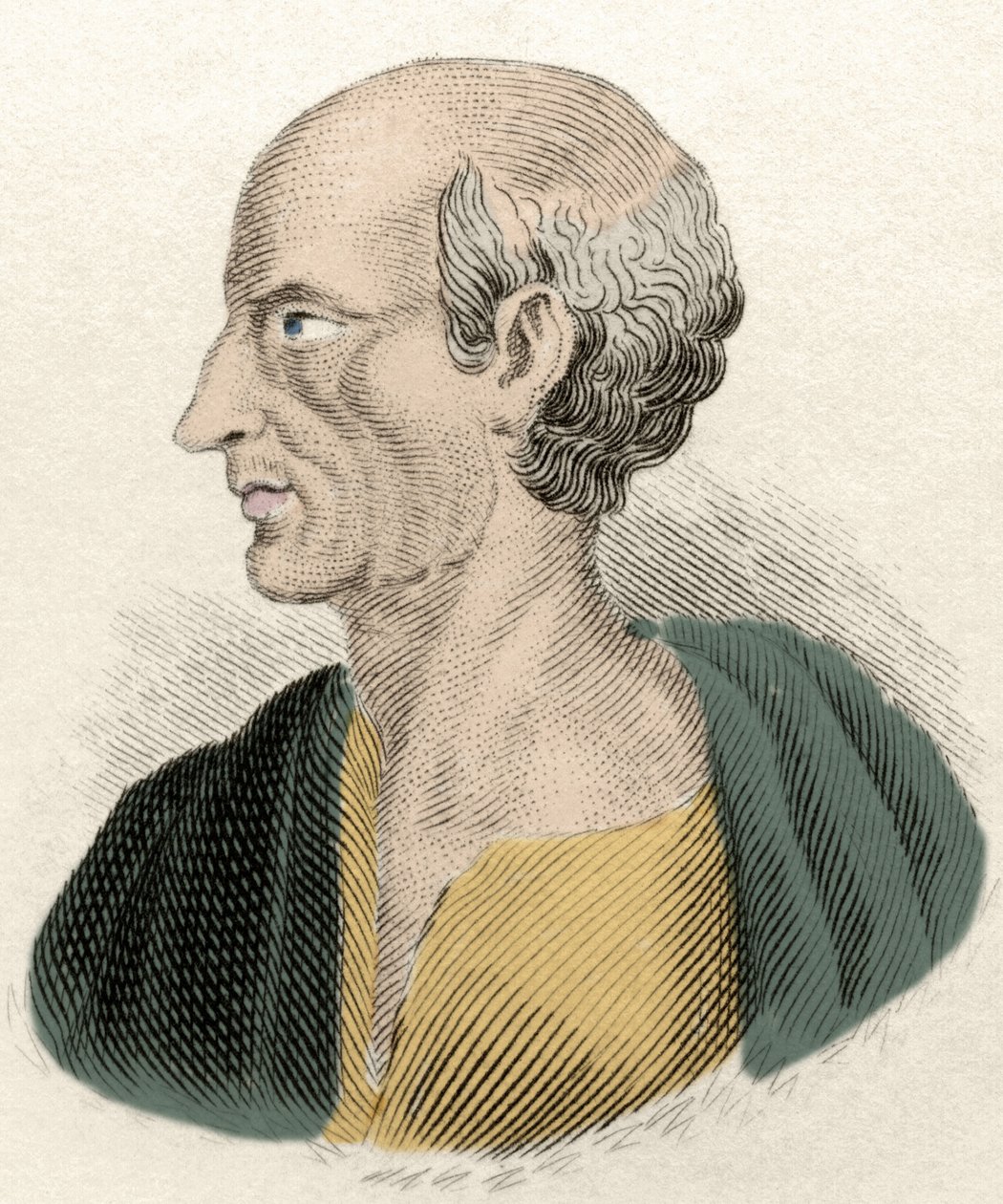 Retrato del filósofo griego Antístenes (444-365 a.C.) de Unknown artist