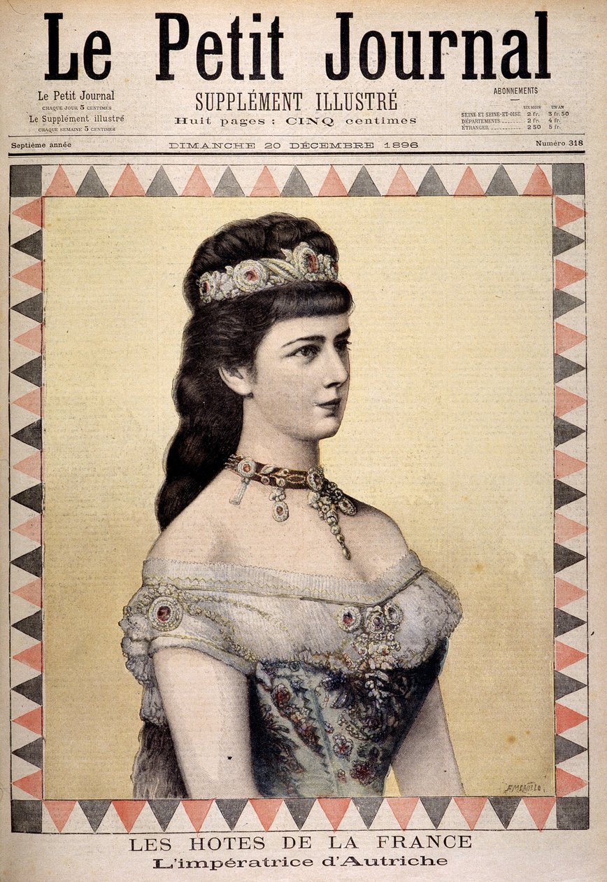 Retrato de la emperatriz Isabel de Austria (Sissi) de Unknown artist