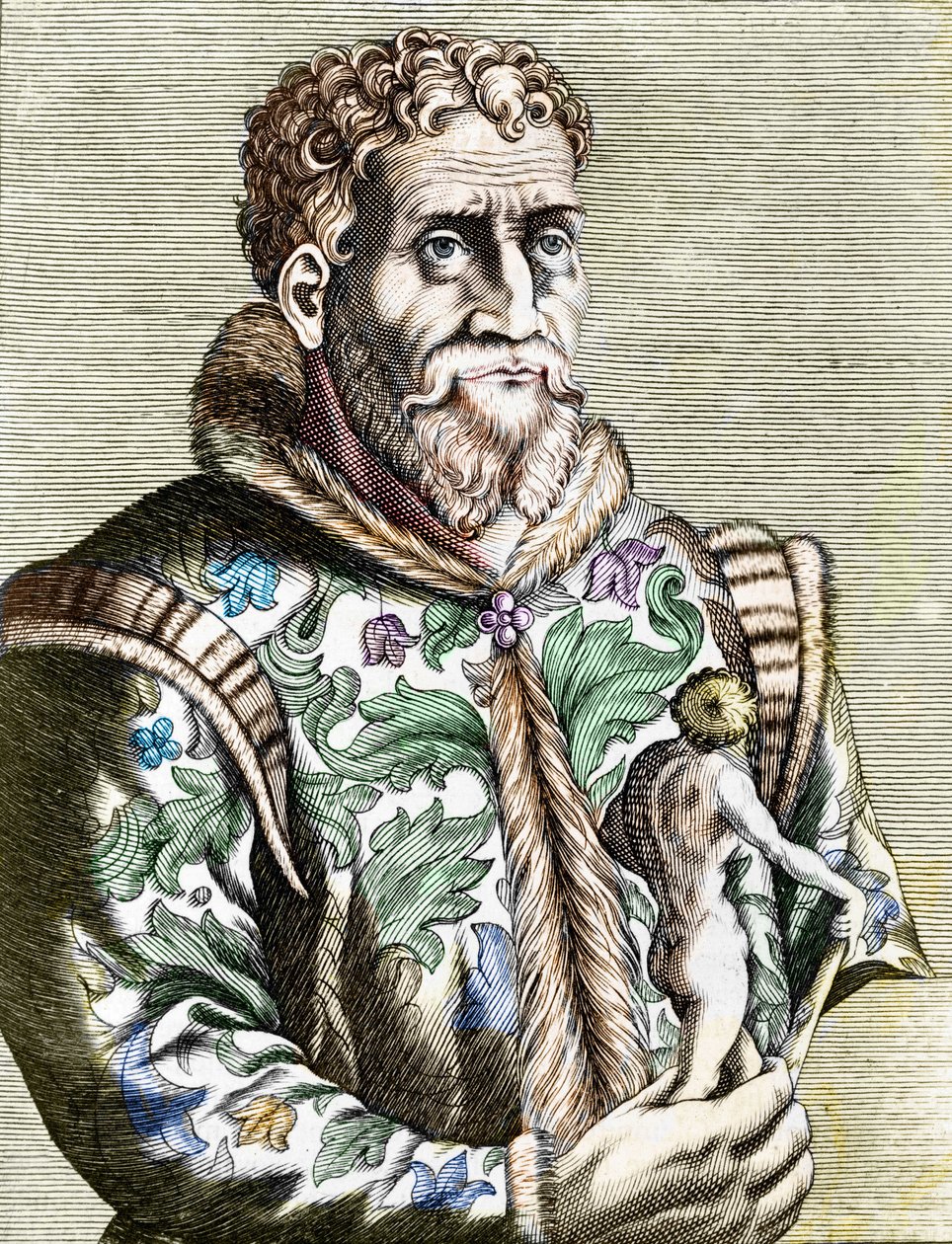Retrato del pintor italiano Miguel Ángel Buonarroti conocido como Miguel Ángel de Unknown artist