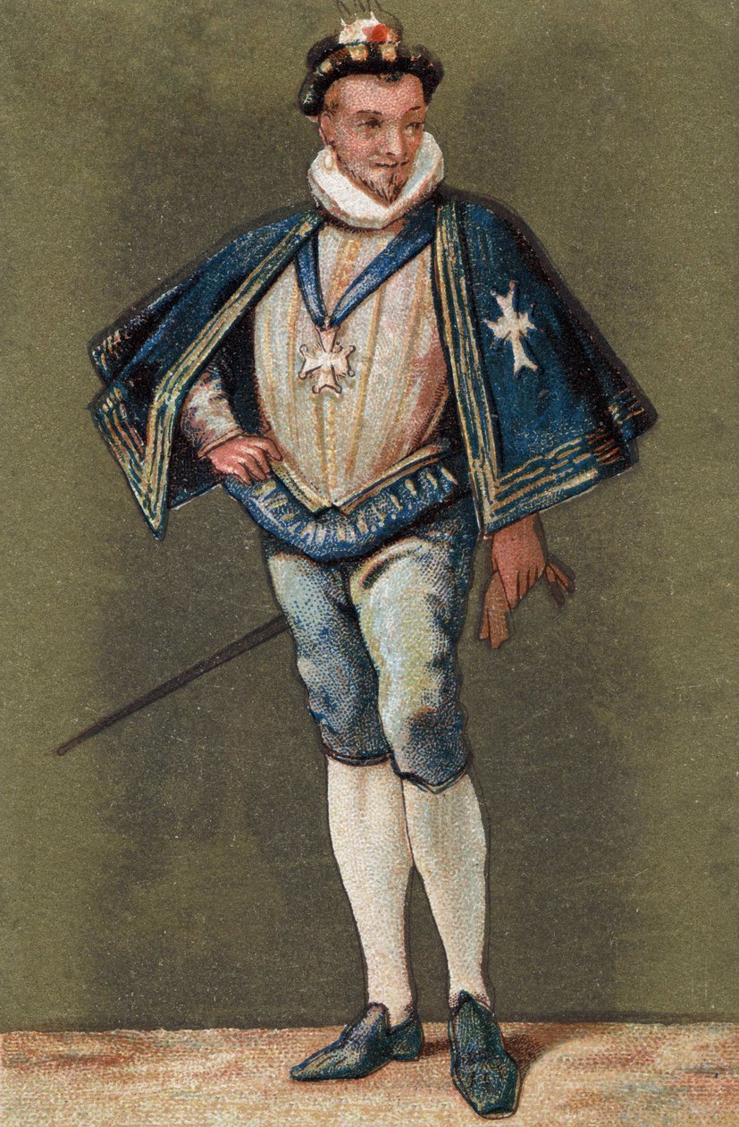 Retrato del Rey de Francia Enrique III (1551-1589). de Unknown artist