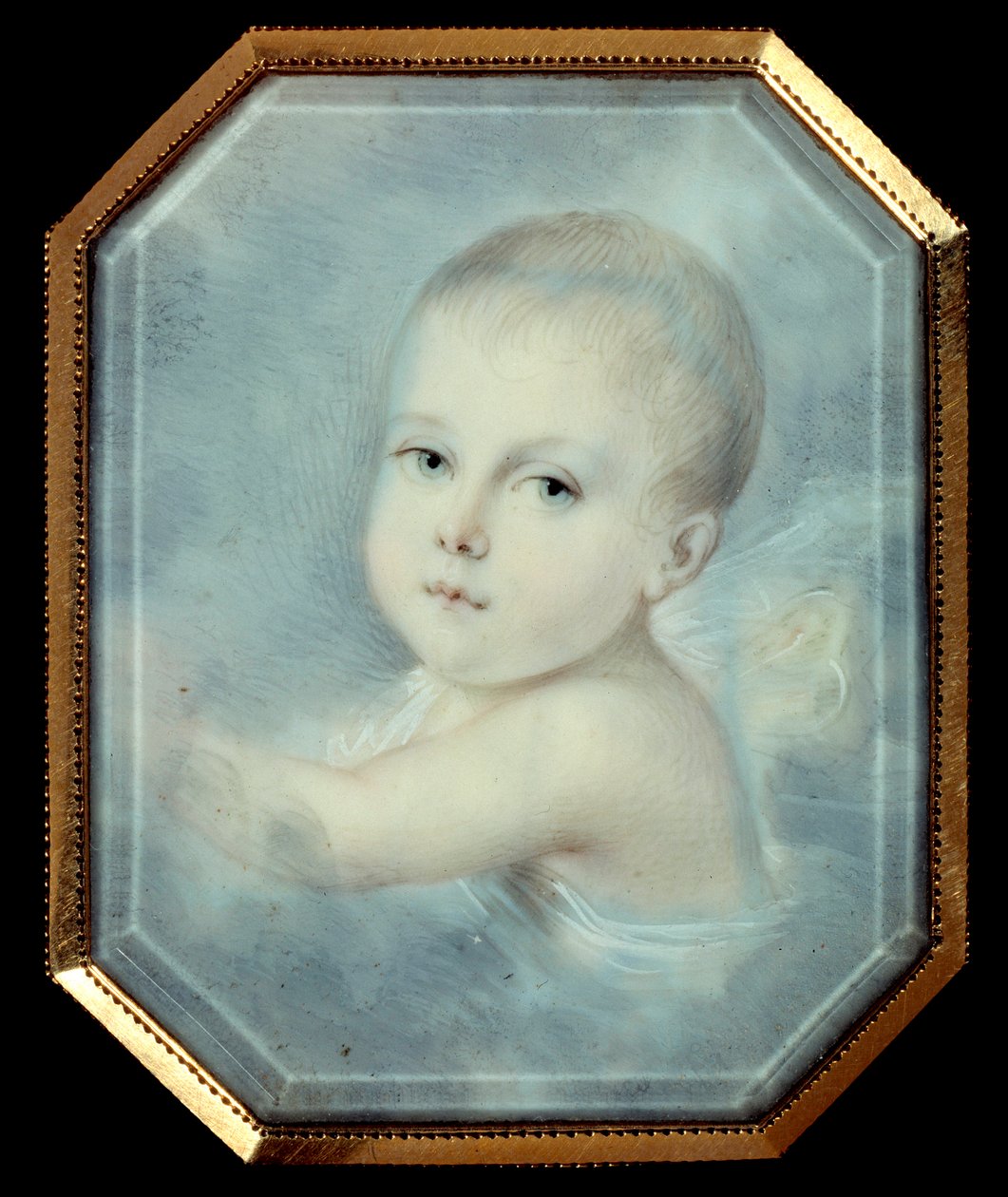 Retrato del Rey de Roma bebé (1811-1832), hijo del Emperador Napoleón I (1769-1821) y futuro Napoleón II de Unknown artist