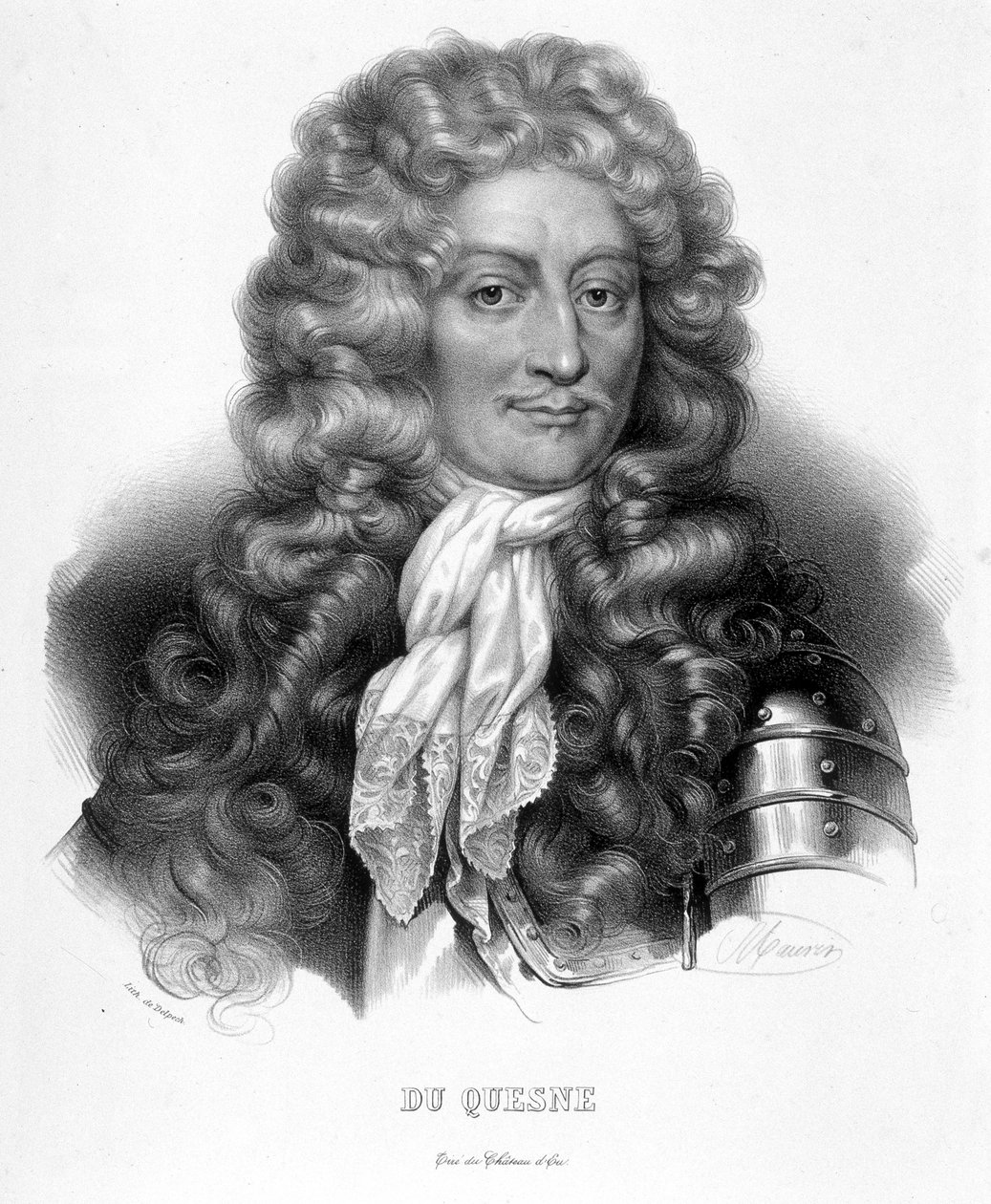 Retrato del Marqués Abraham Duquesne, marinero francés (1610-1688) de Unknown artist
