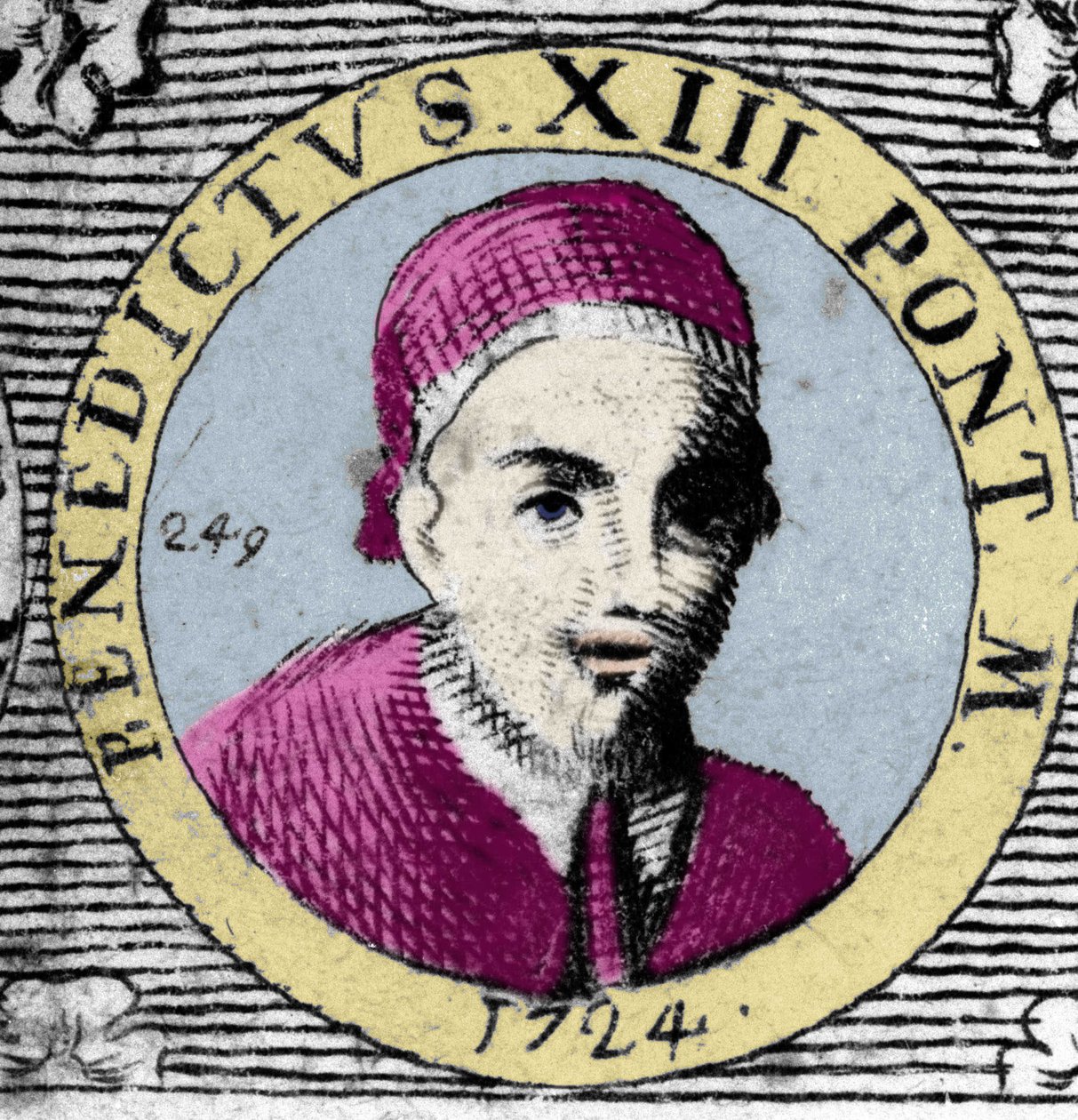 Retrato del Papa Benedicto XIII (1649-1730). de Unknown artist