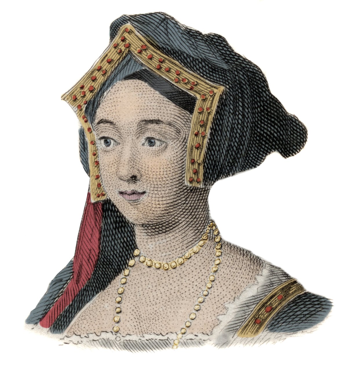 Retrato de la Reina de Inglaterra Jane Seymour (1509-1537), esposa de Enrique VIII de Unknown artist