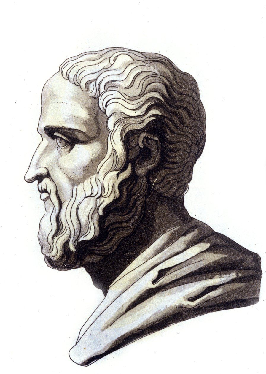 Retrato del orador ático Isócrates (436-338 a.C.) de Unknown artist