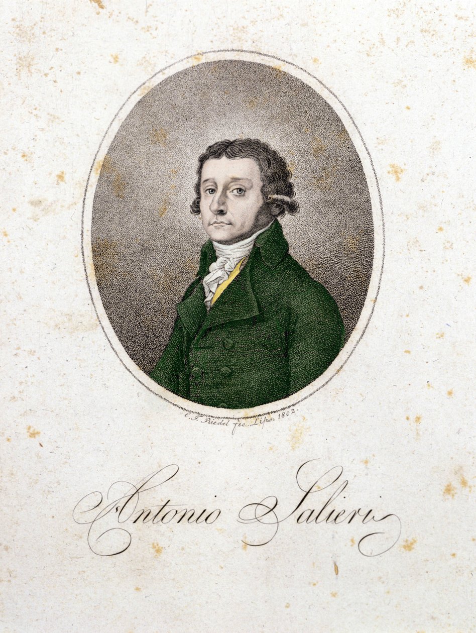 Retrato del compositor Antonio Salieri (1750 - 1825) de Unknown artist