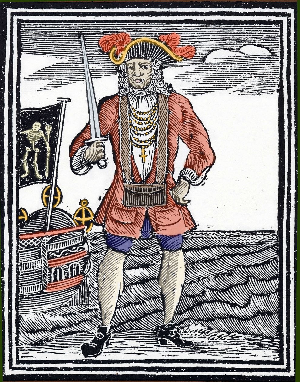 Retrato del pirata Bartholomew 