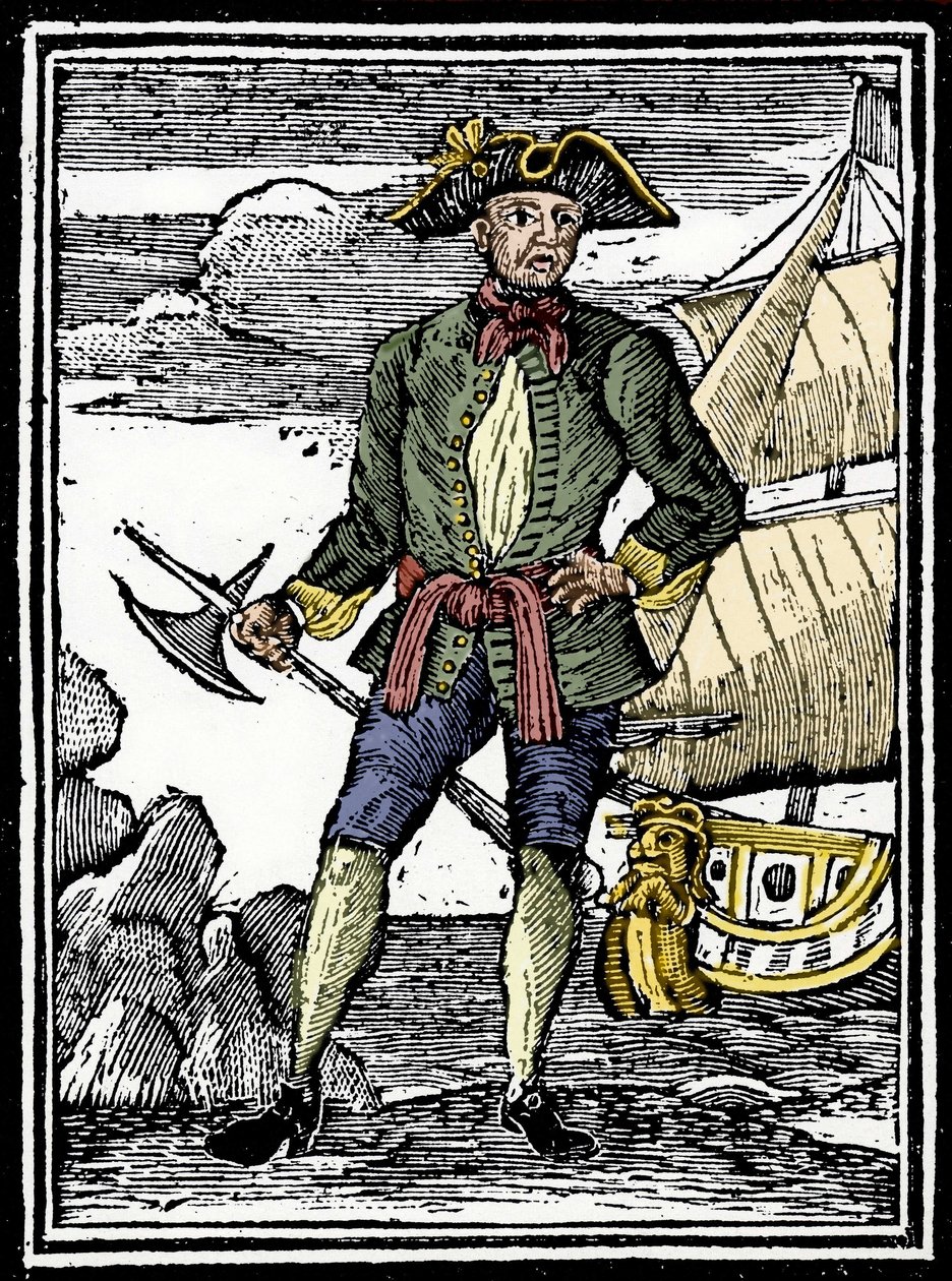 Retrato del pirata Edward England (? -1720). de Unknown artist