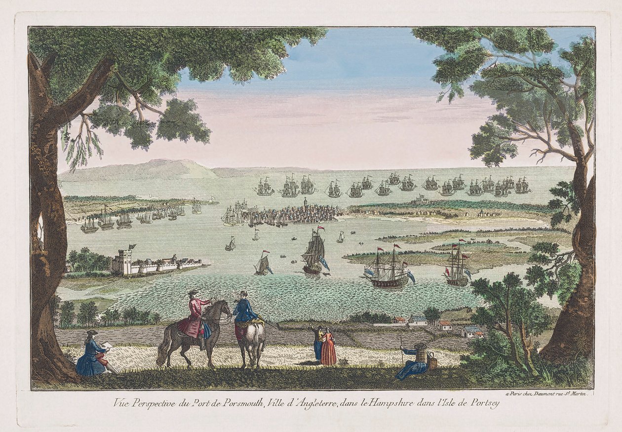 Portsmouth, Inglaterra en el siglo XVIII de Unknown artist