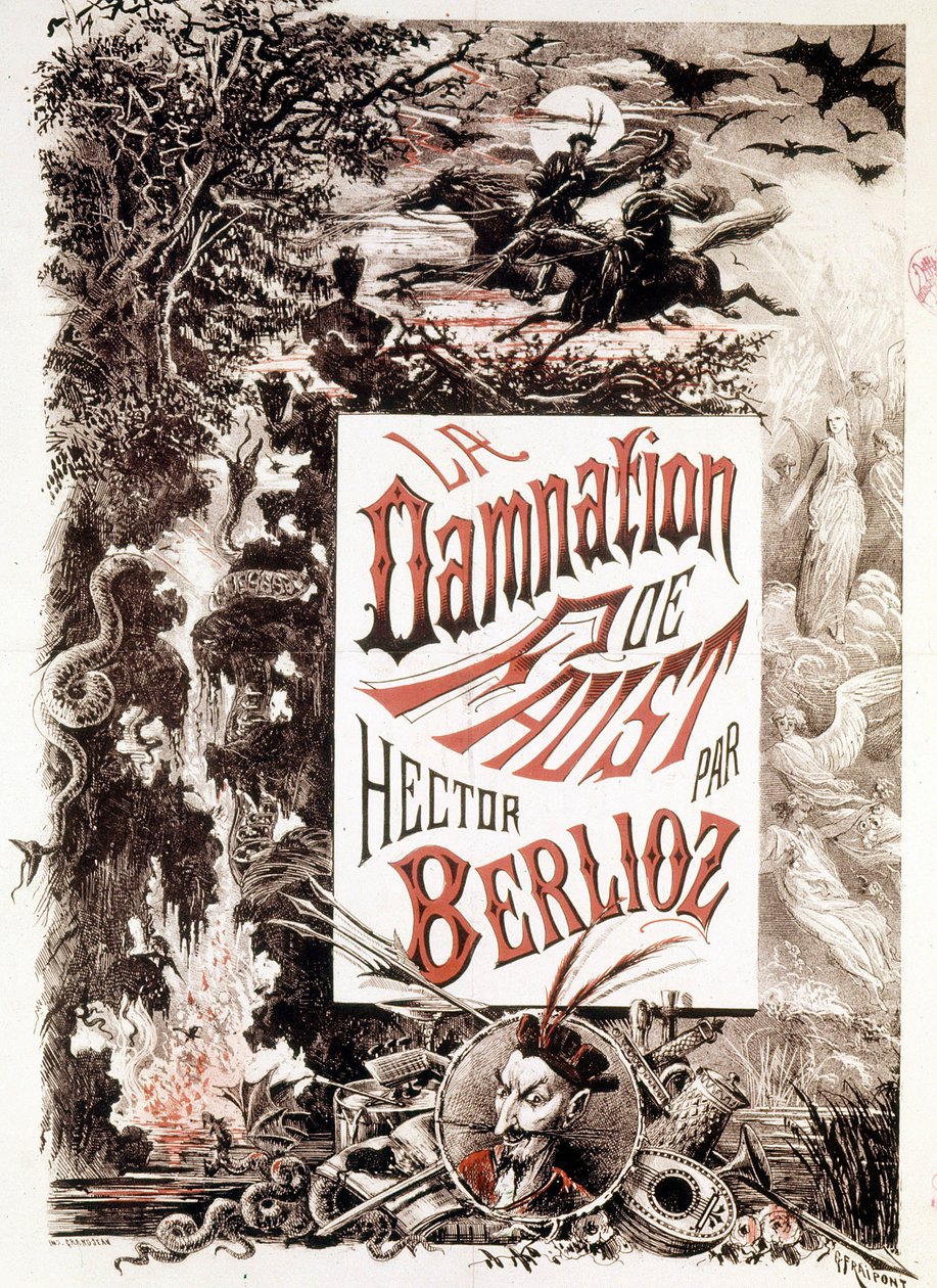 Póster de La Damnation de Faust por Hector Berlioz de Unknown artist