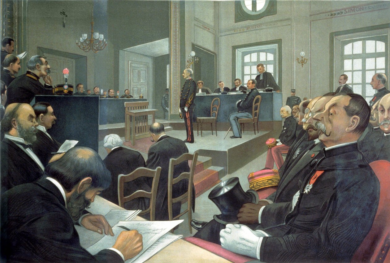 Proceso de Dreyfus en Rennes de Unknown artist