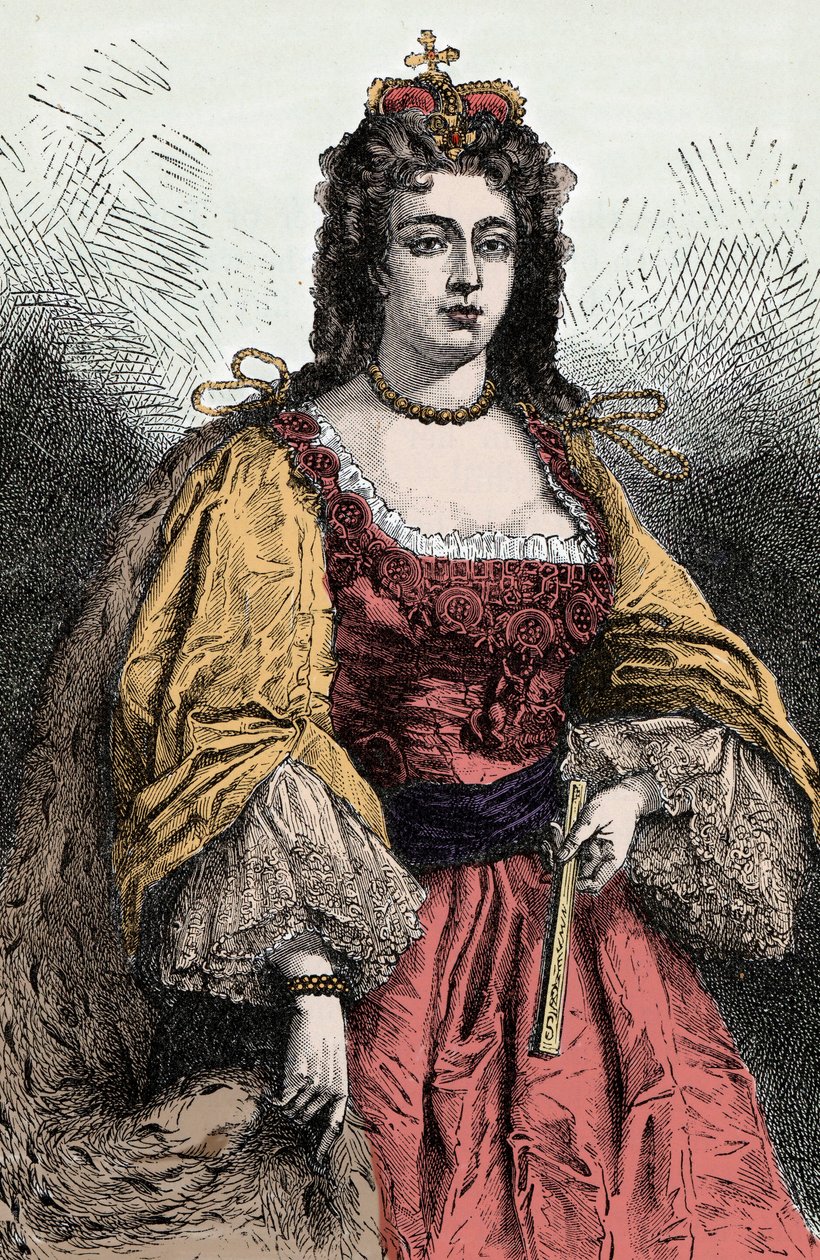 Retrato de Ana Estuardo (1665-1714), Reina de Inglaterra, Irlanda y Escocia de Unknown artist