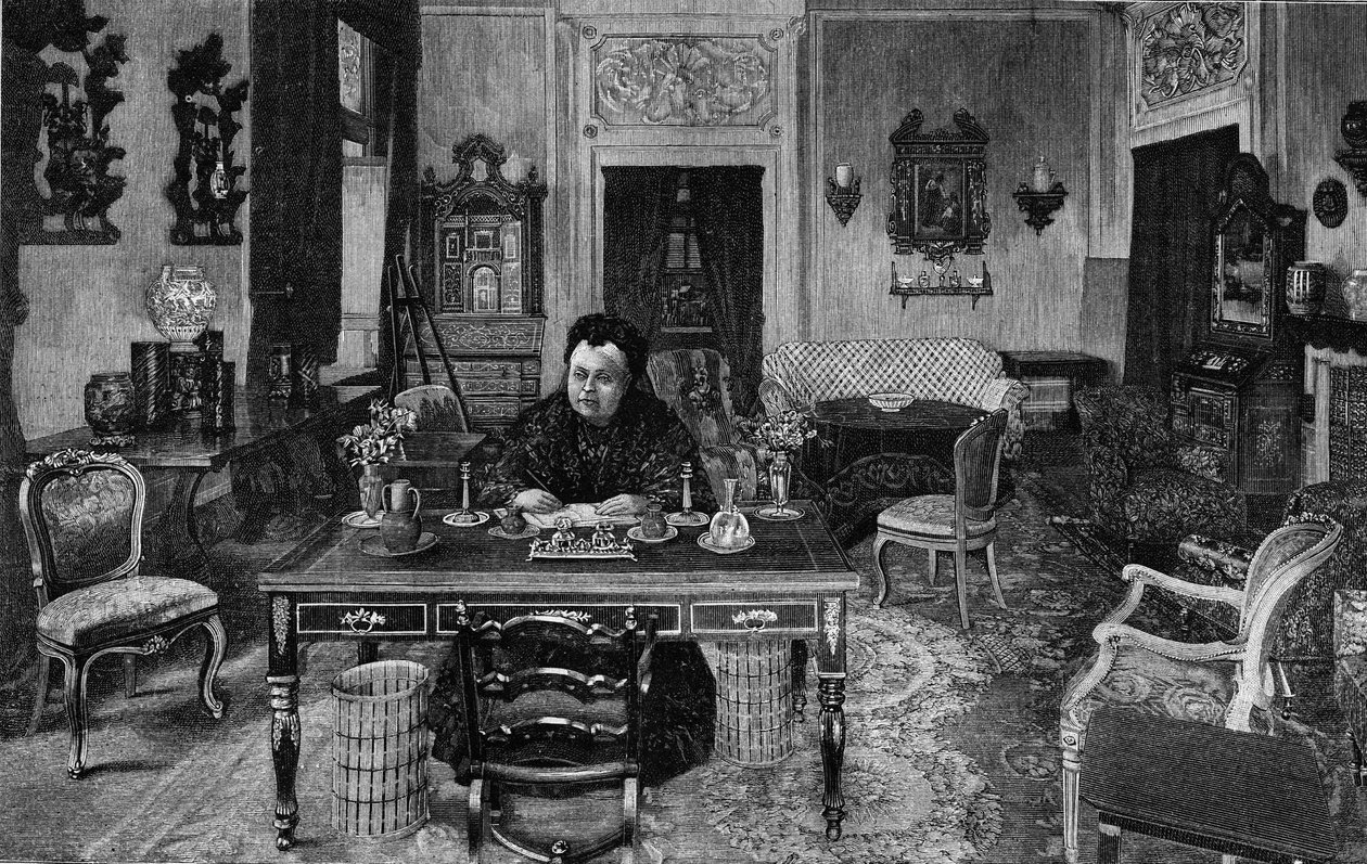 Reina de Inglaterra Victoria en Villa Palmieri en Florencia en 1893 de Unknown artist
