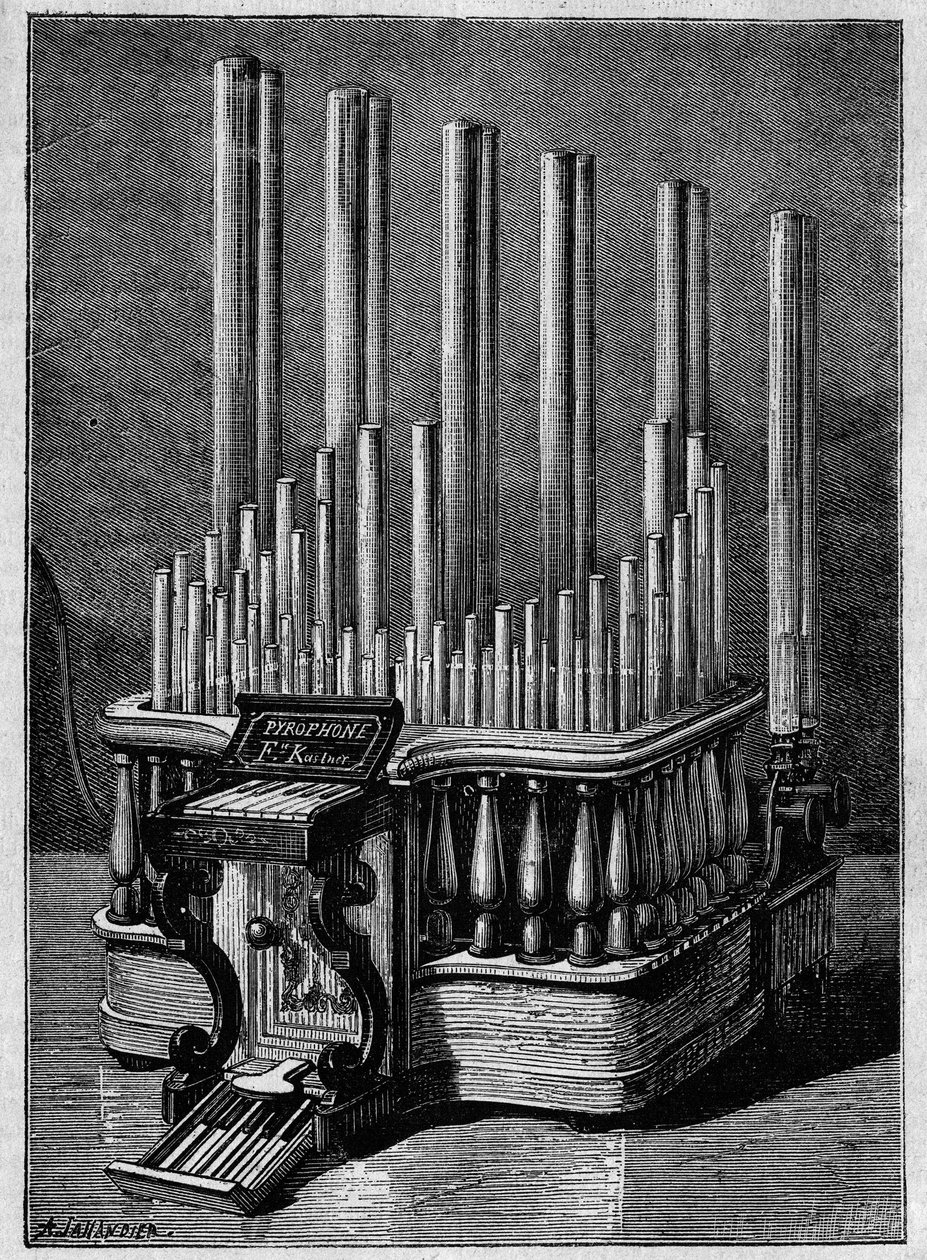 Instrumentos raros o imaginarios: El pirofono o 