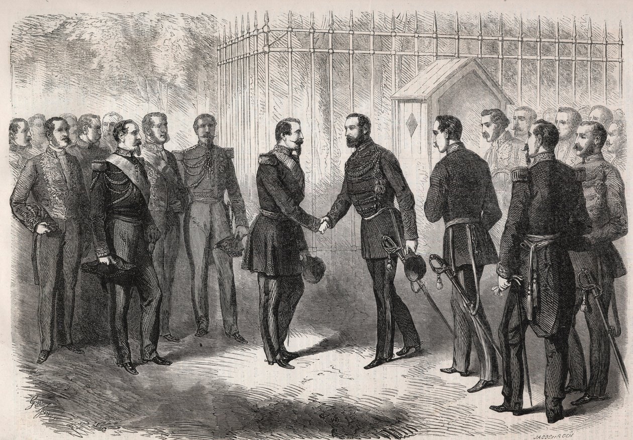 Recepción de Carlos XV (Carl XV) de Unknown artist