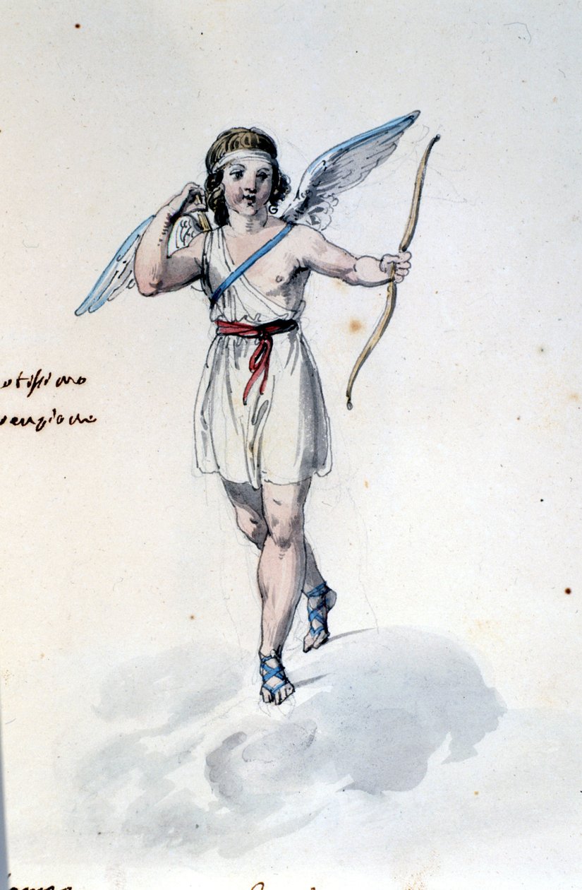 Representación de Cupido (Eros) de Unknown artist