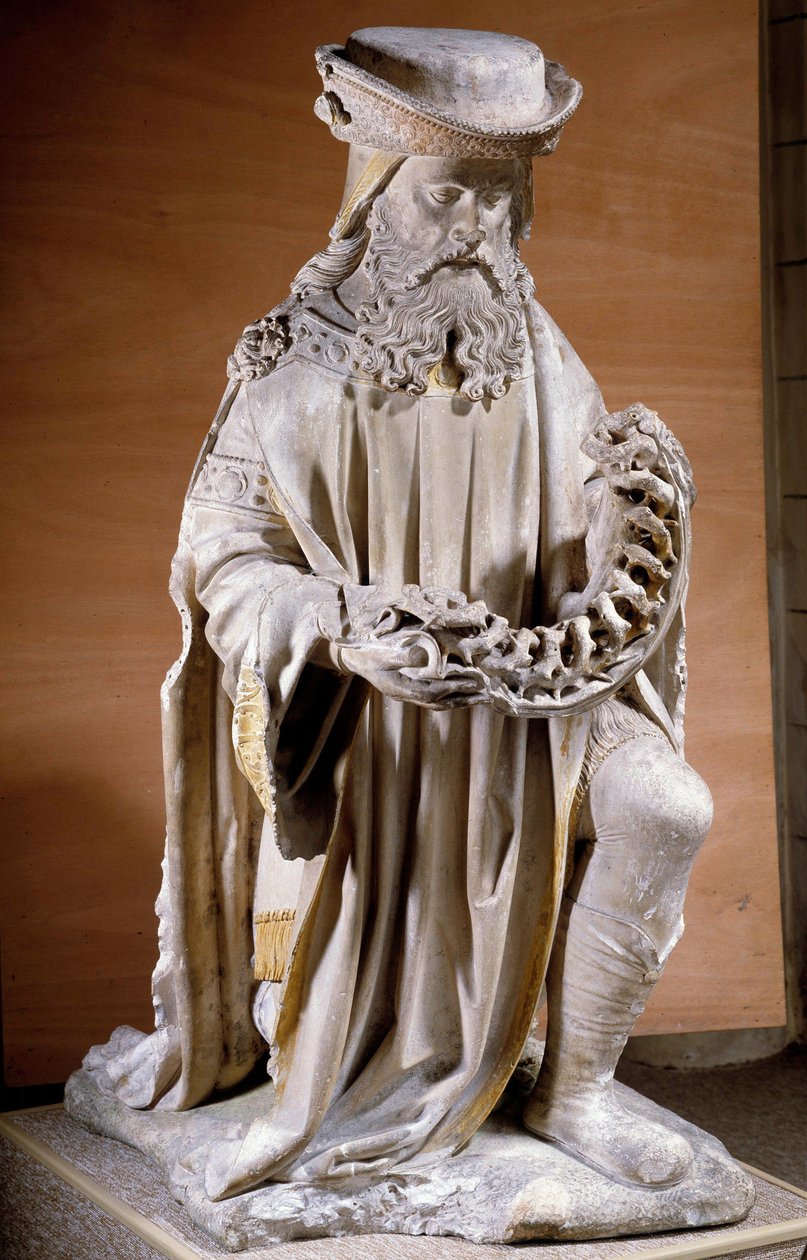 Representación de José de Arimatea Escultura en piedra del siglo XVI de Unknown artist