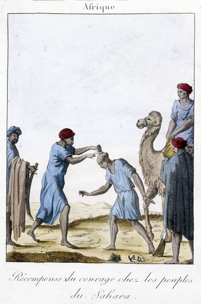 Recompensa por el valor entre los pueblos del Sahara de Unknown artist