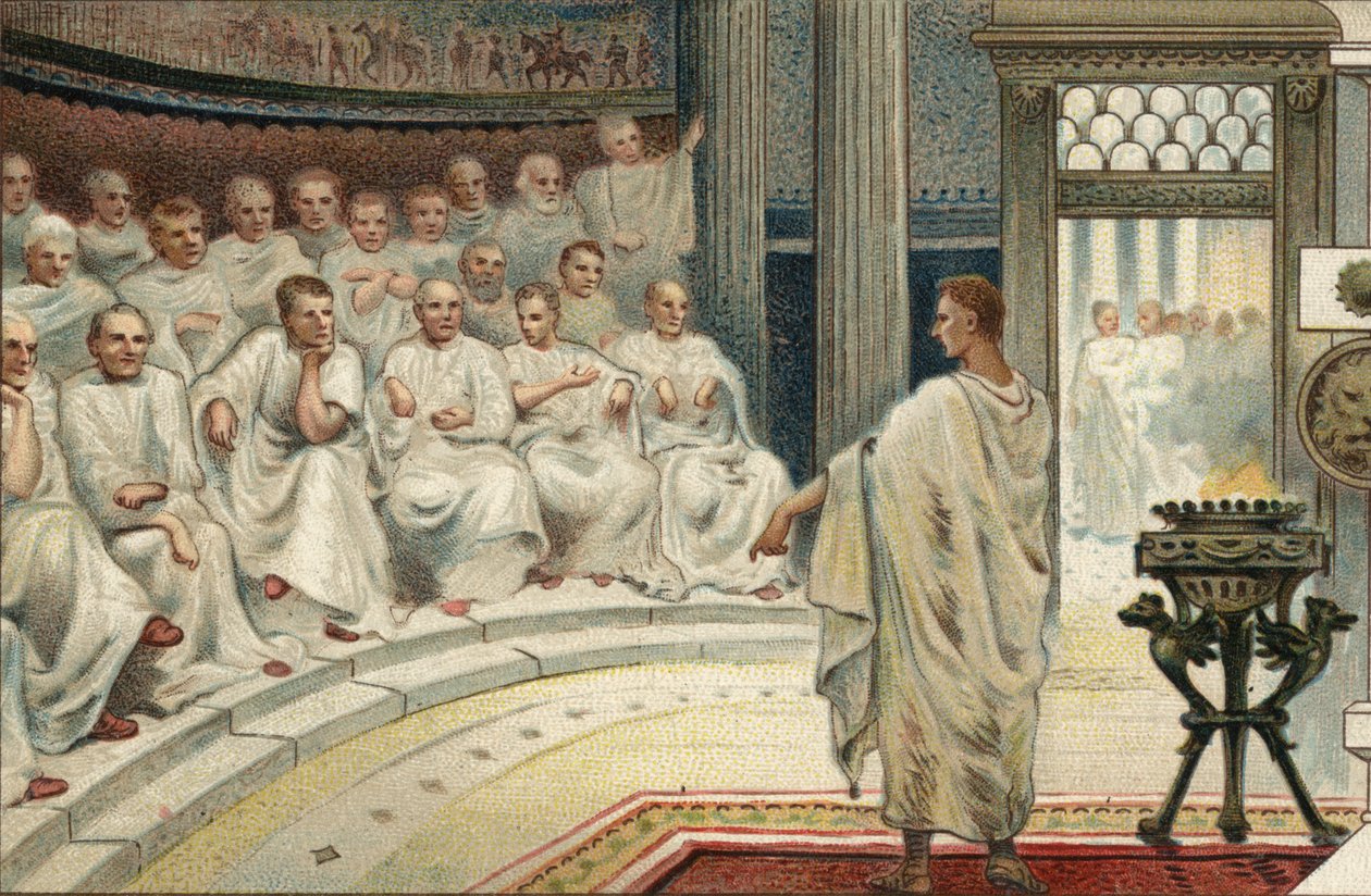 Sistema político romano: El Senado de Unknown artist