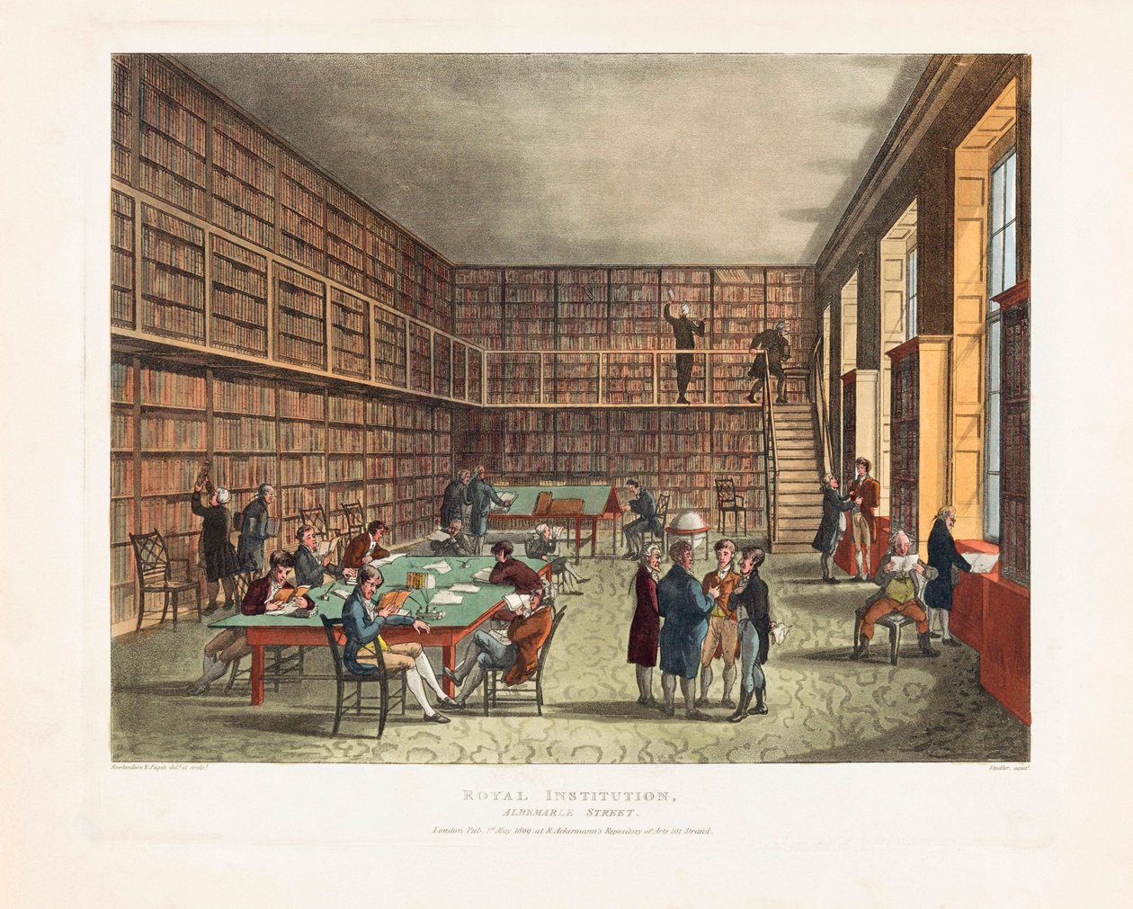 Biblioteca de la Real Institución de Unknown artist