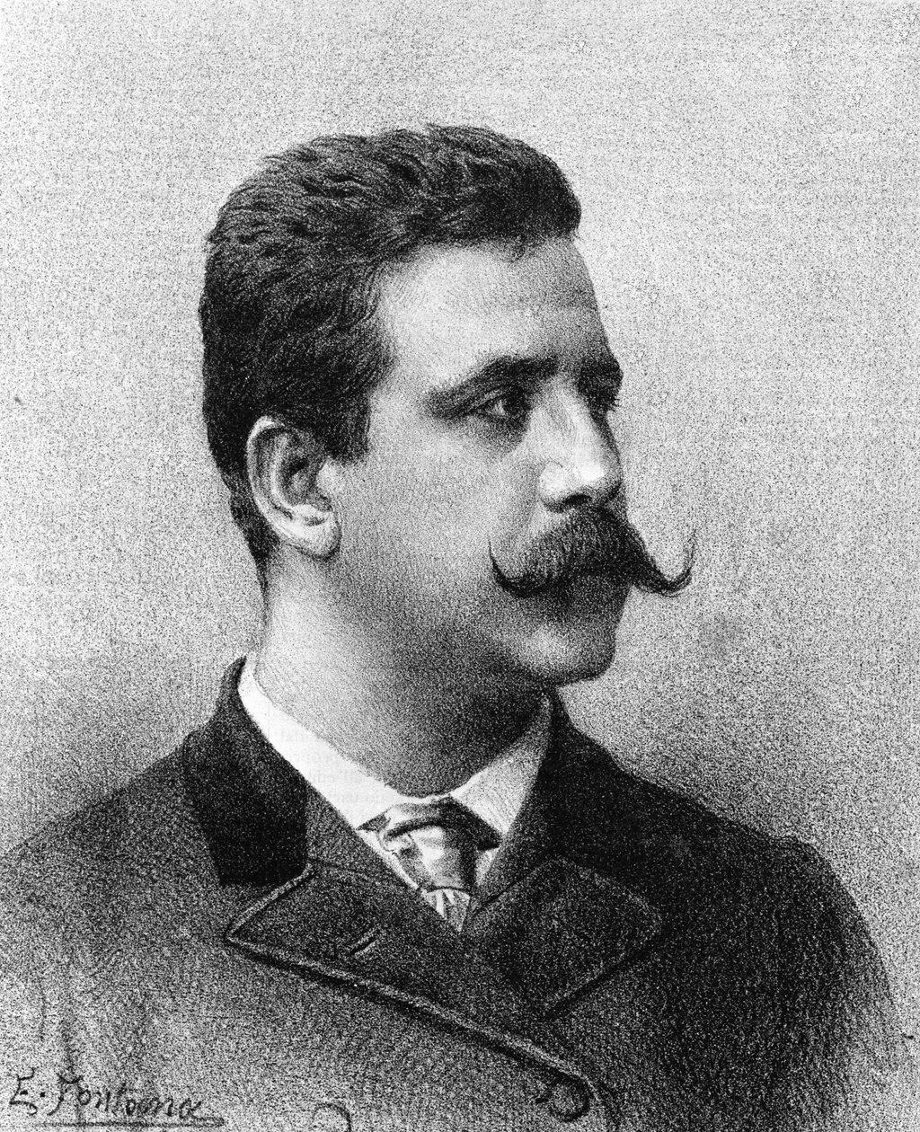 Ruggero Leoncavallo, compositor italiano (1858-1919) de Unknown artist