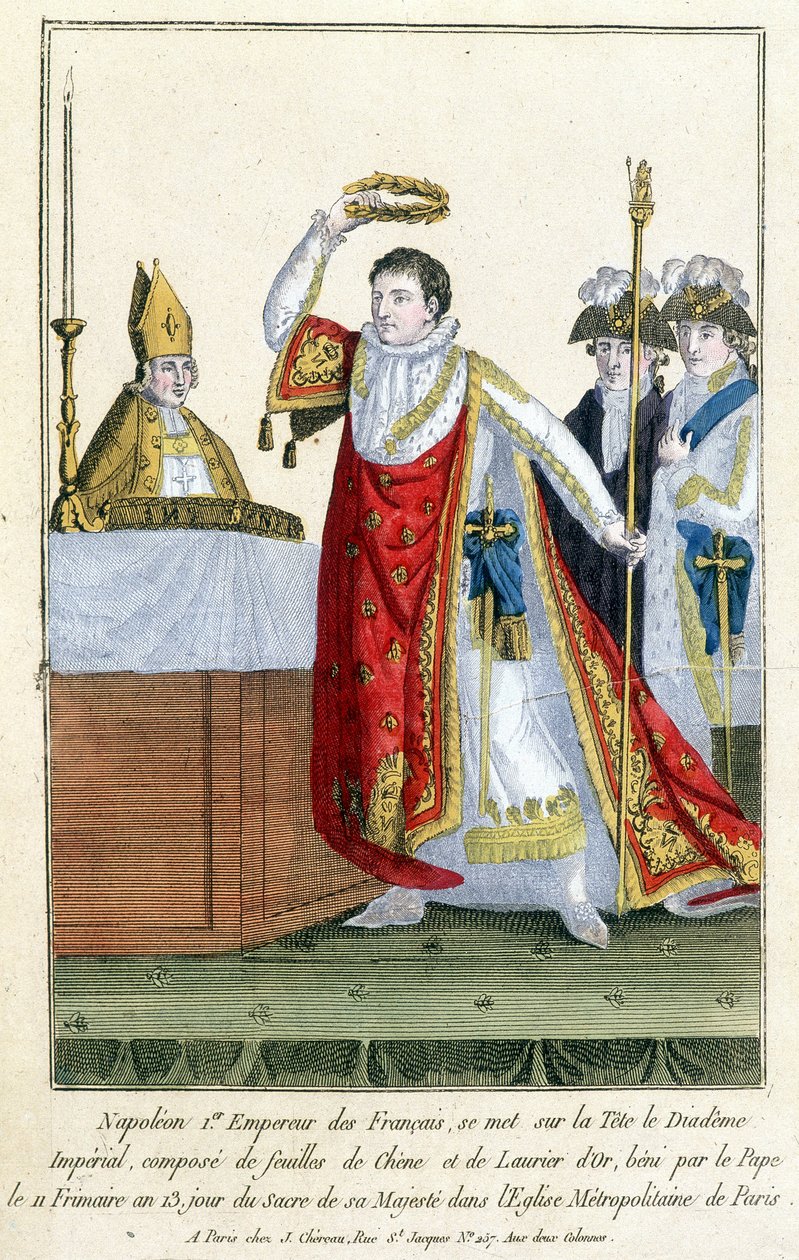 Napoleón consagrado en 1804 de Unknown artist