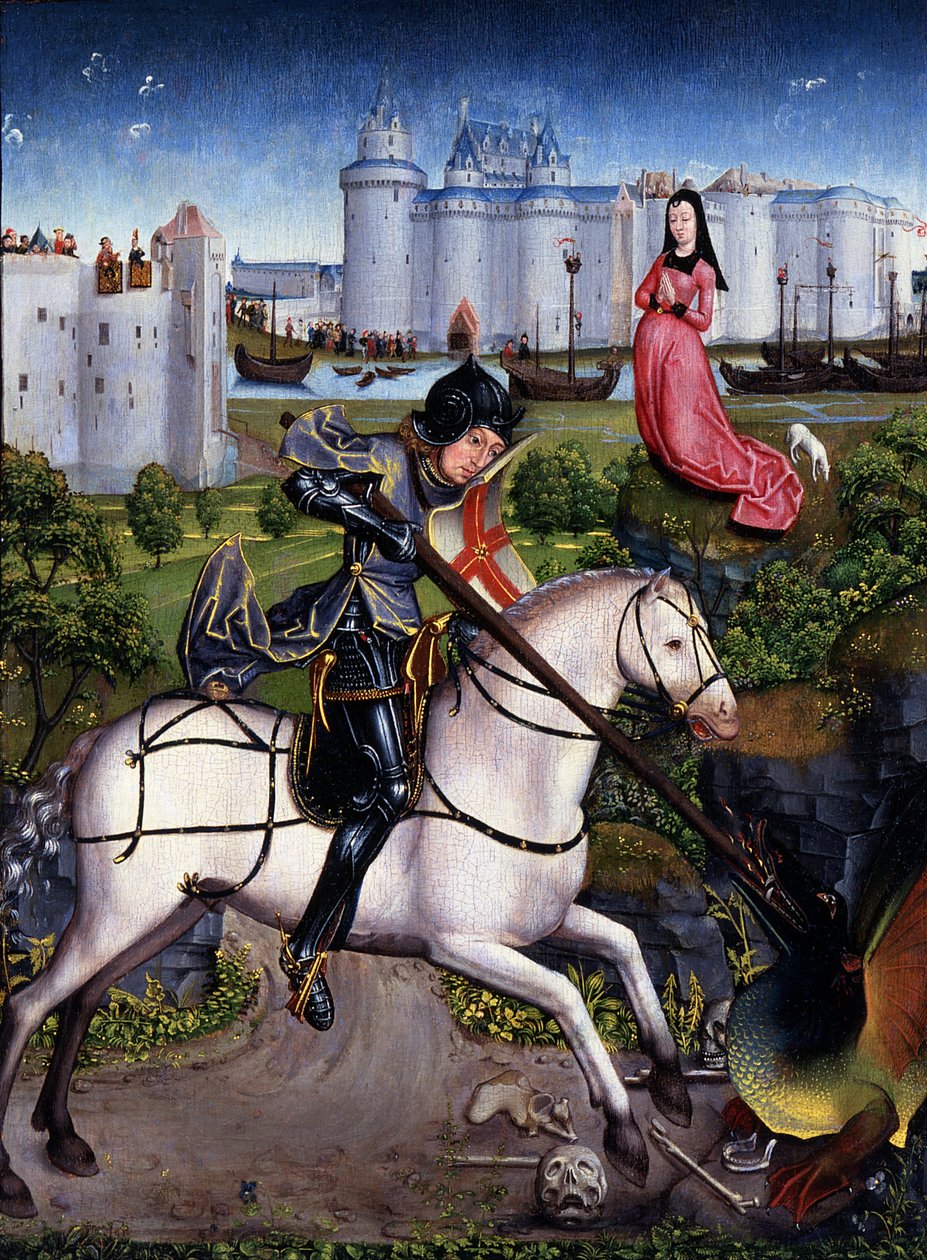 San Jorge y el dragón de Unknown artist
