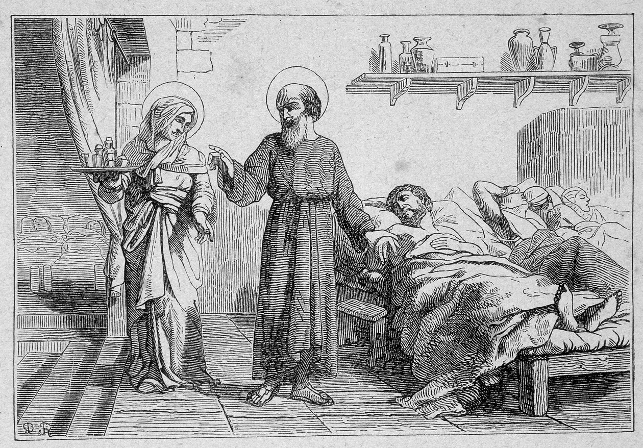 San Julián el Hospitalario y sus compañeros, mártires de Unknown artist