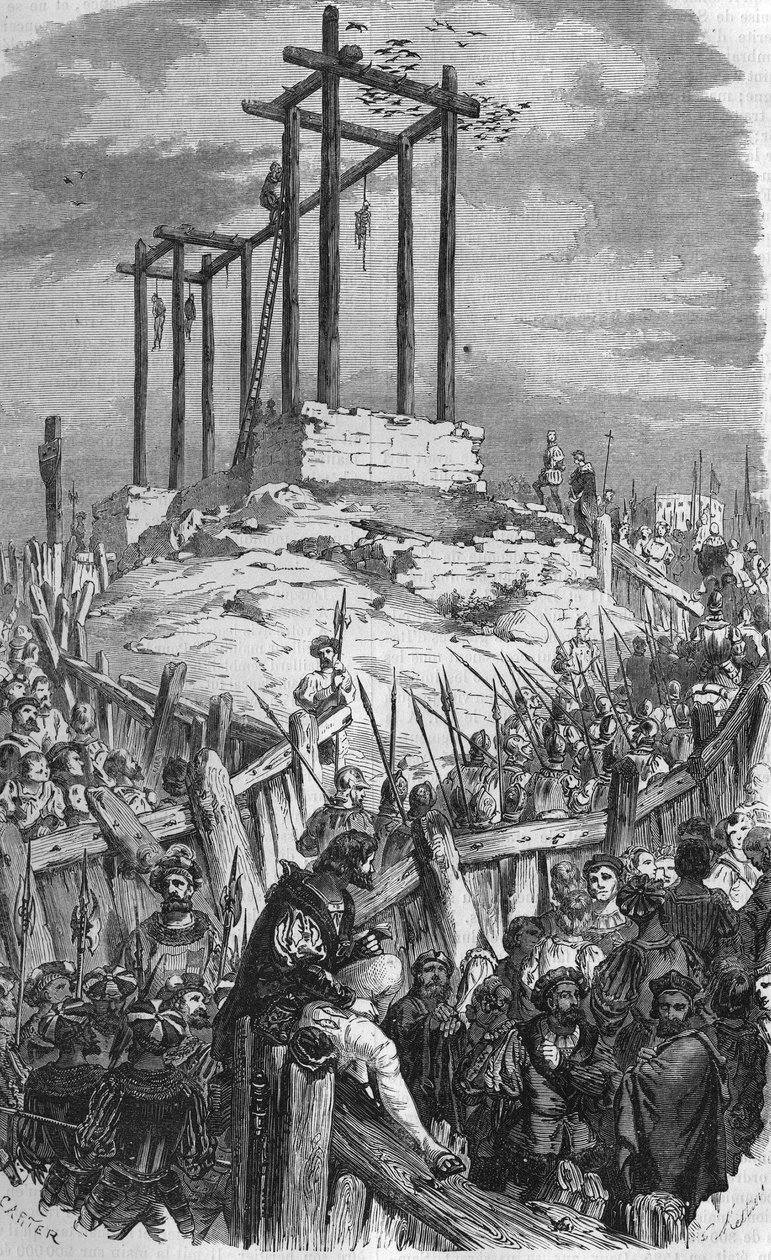 Samblancay murió, quien fue ahorcado en 1527. de Unknown artist