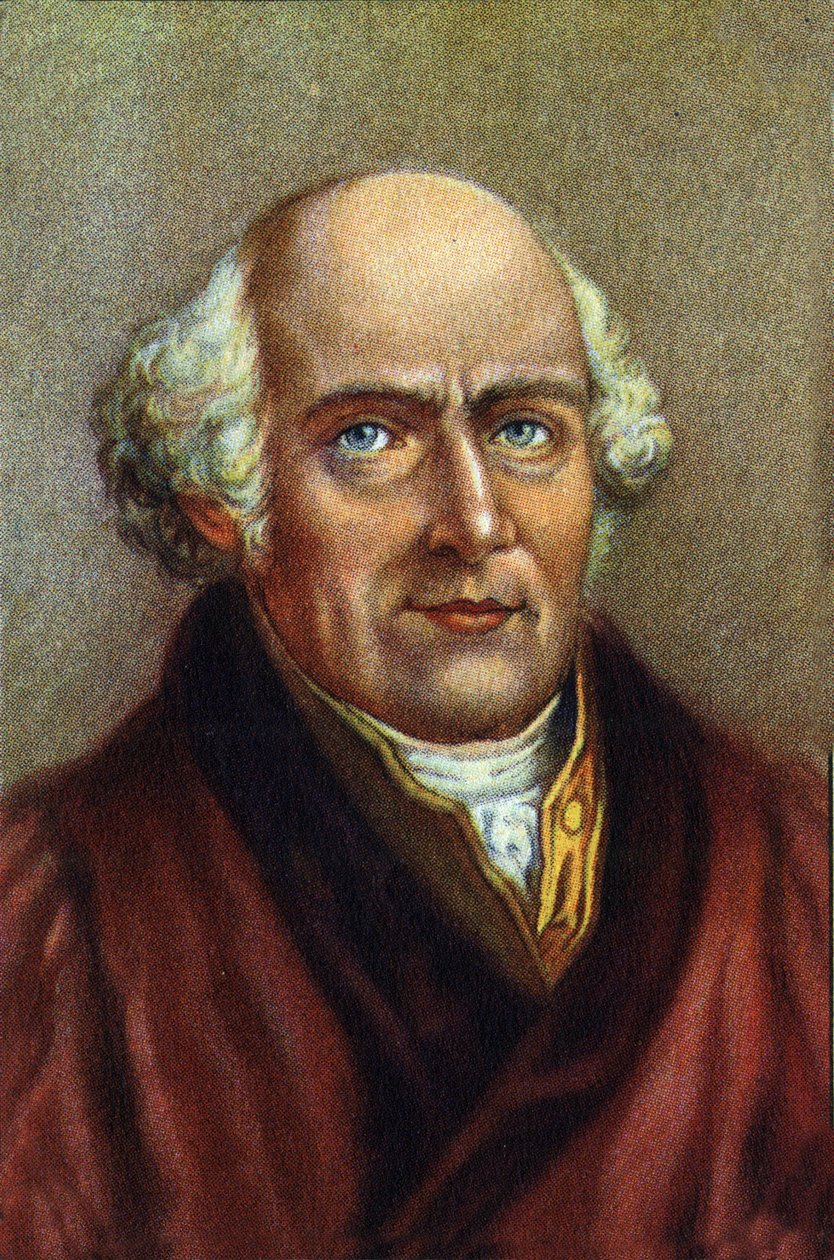 Samuel Hahnemann, padre de la homeopatía. de Unknown Artist