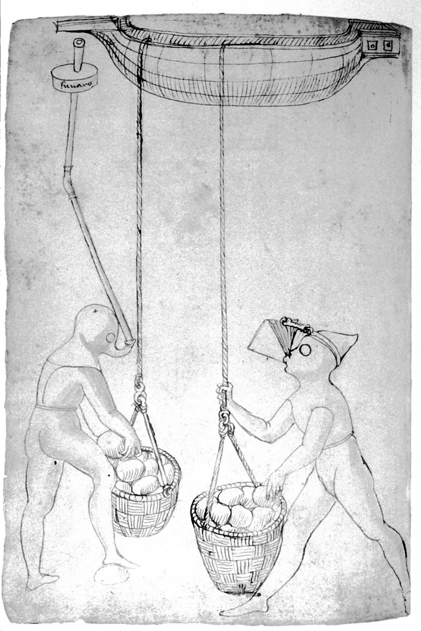 Escafandristas del siglo XV de Unknown artist