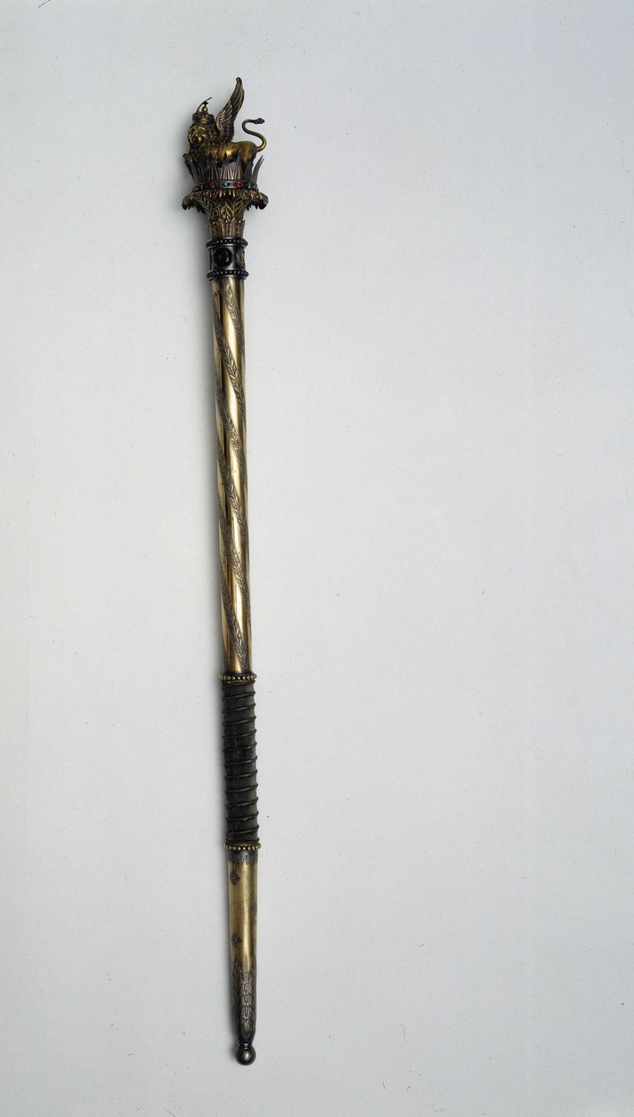 Cetro de Napoleón Bonaparte (1769 - 1821). Museo del Risorgimento. Milán de Unknown artist
