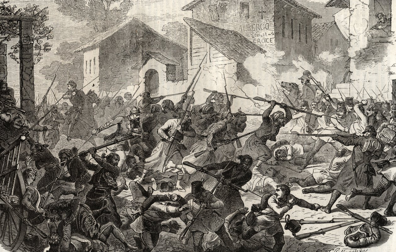 Segunda Guerra de Independencia Italiana Batalla de Turbigo, 3 de junio de Unknown artist