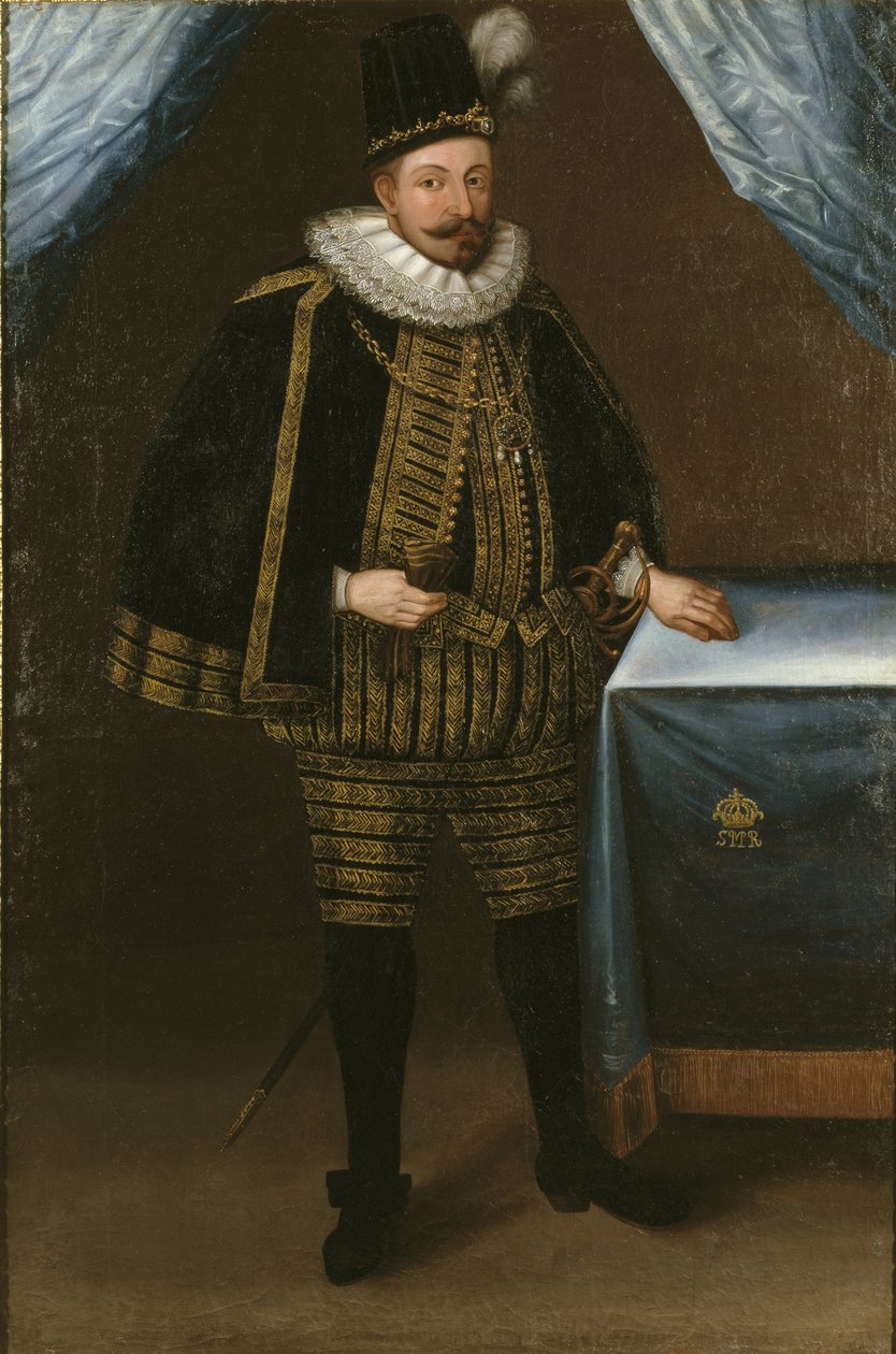 Retrato de Segismundo III Vasa, Rey de Polonia de Unknown artist