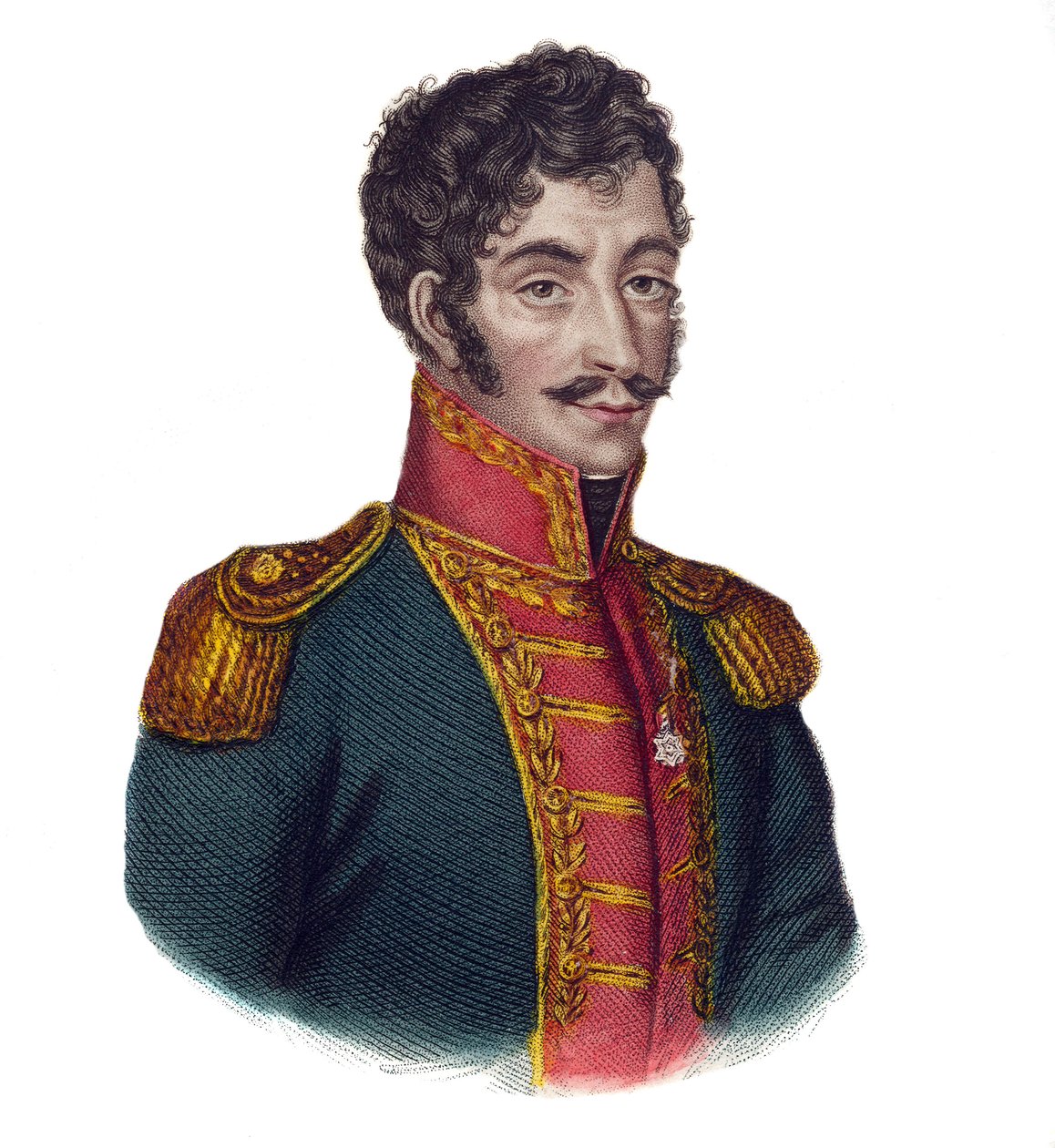 Simón Bolívar (1783-1830), conocido como el Libertador de Unknown artist