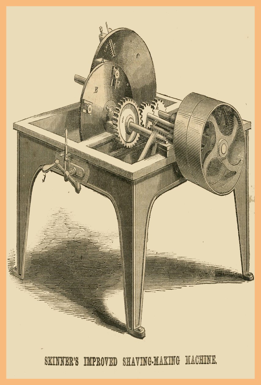 Máquina de afeitar mejorada Skinners de Unknown Artist