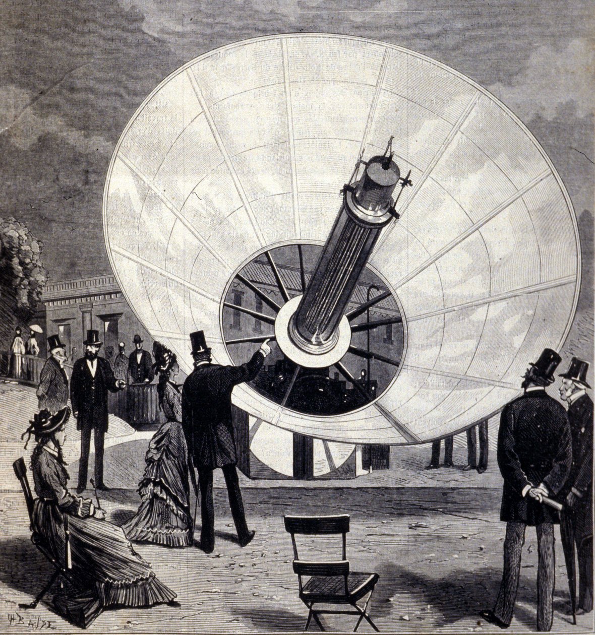 Horno solar de Augustin Mouchot y Pifre de Unknown artist