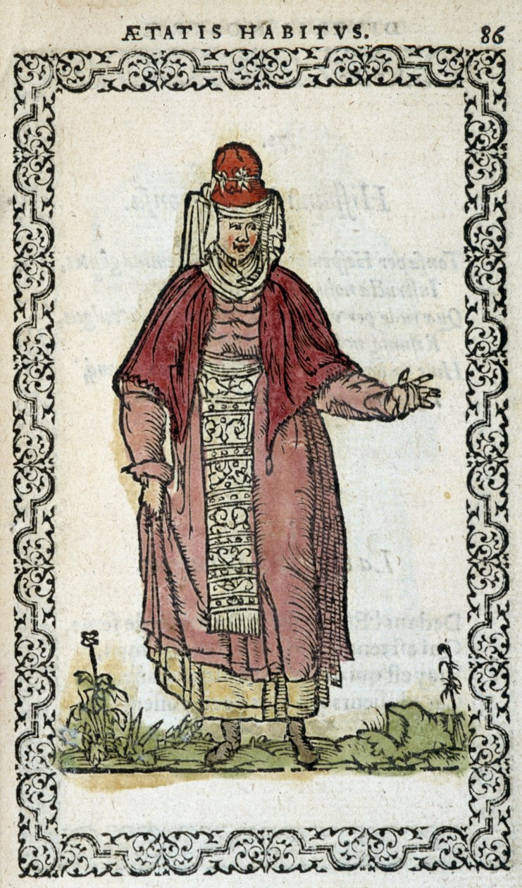 Mujer española - en "Hábitos y efigies" por Jean Sulperius de Unknown artist