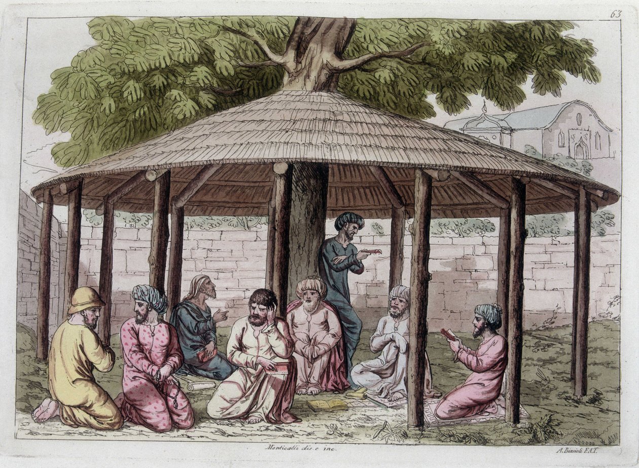 Secta especial de Sophie, Persia. En “El traje antiguo y moderno” de Unknown artist