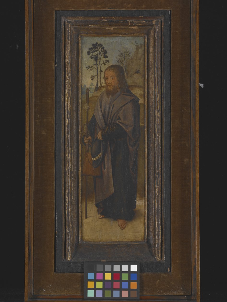 Santiago (El Peregrino) (óleo sobre madera) de Unknown artist