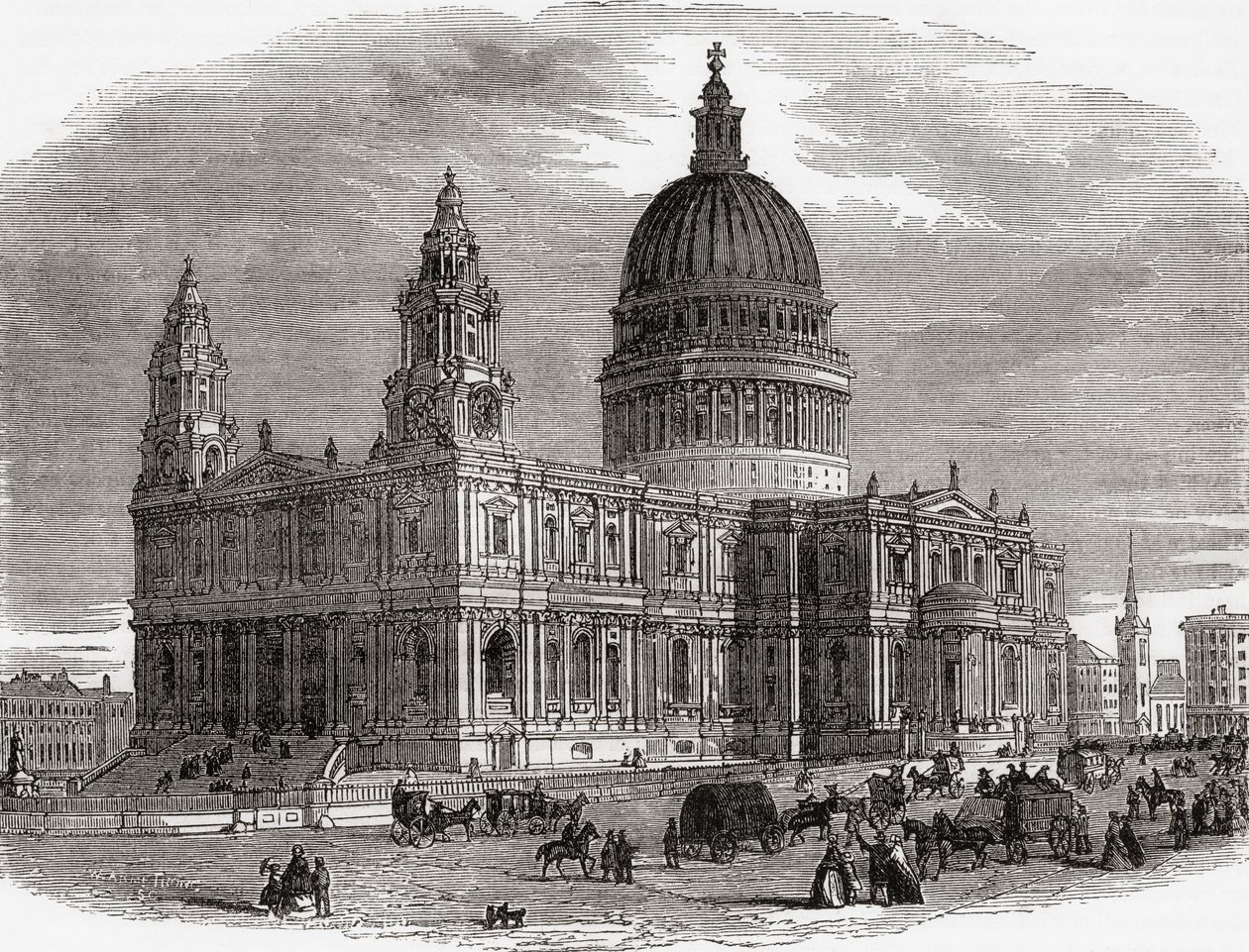Catedral de San Pablo (grabado) de Unknown artist