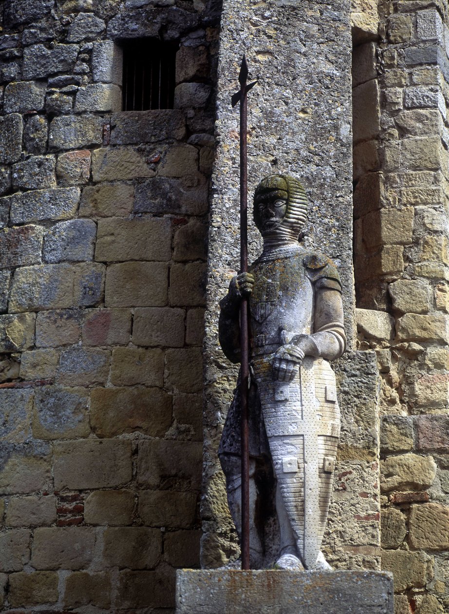 Estatua de un guerrero cátaro en la puerta de Avignonet en Lauragais (31) de Unknown artist