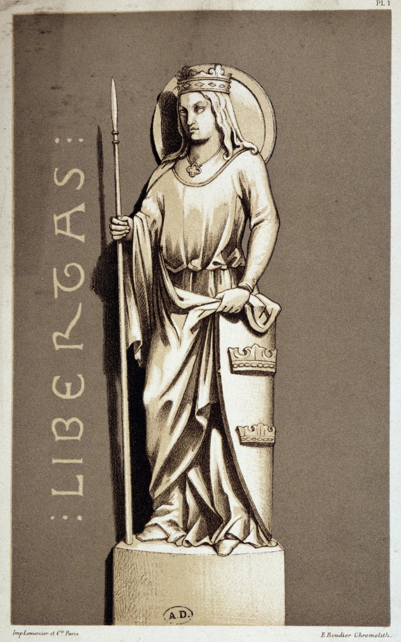 Estatua que representa La Libertad de Chartres de Unknown artist