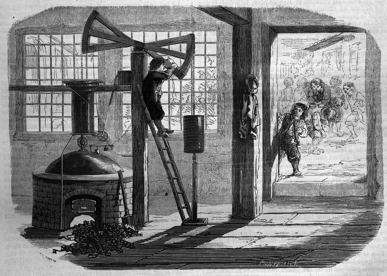 Máquina de vapor: La invención del joven alfarero de Unknown artist