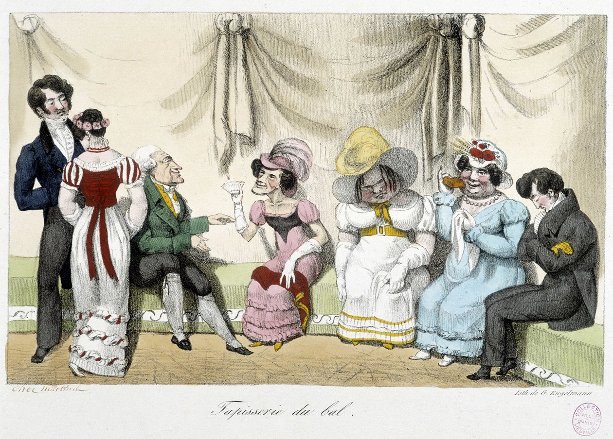 Tapiz del baile - s.f., principios del siglo XIX, Carnavalet de Unknown artist
