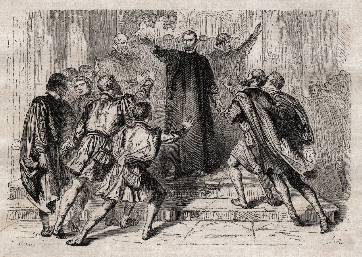El anabaptista reconoció a Juan de Leiden de Unknown