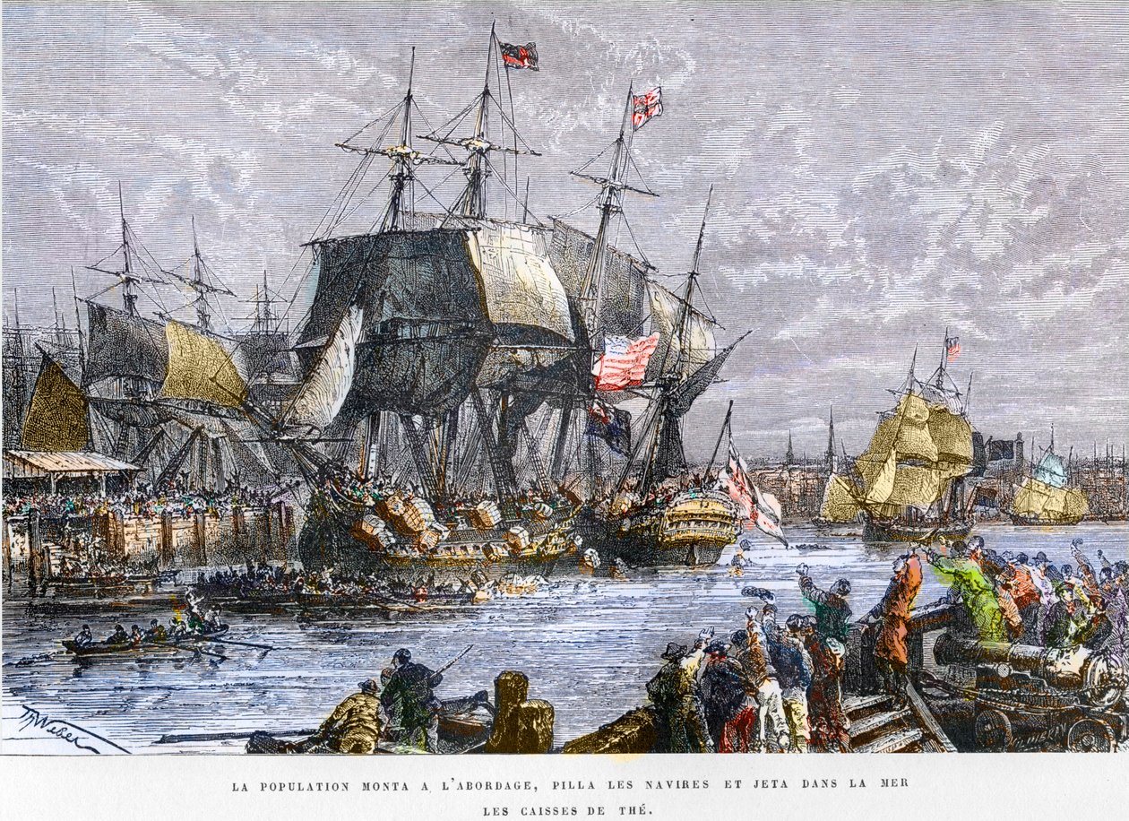 La Fiesta del Té de Boston, 16 de diciembre de Unknown artist