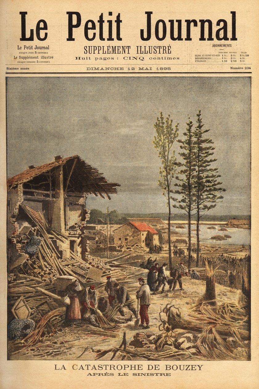 El desastre de Bouzey de Unknown artist