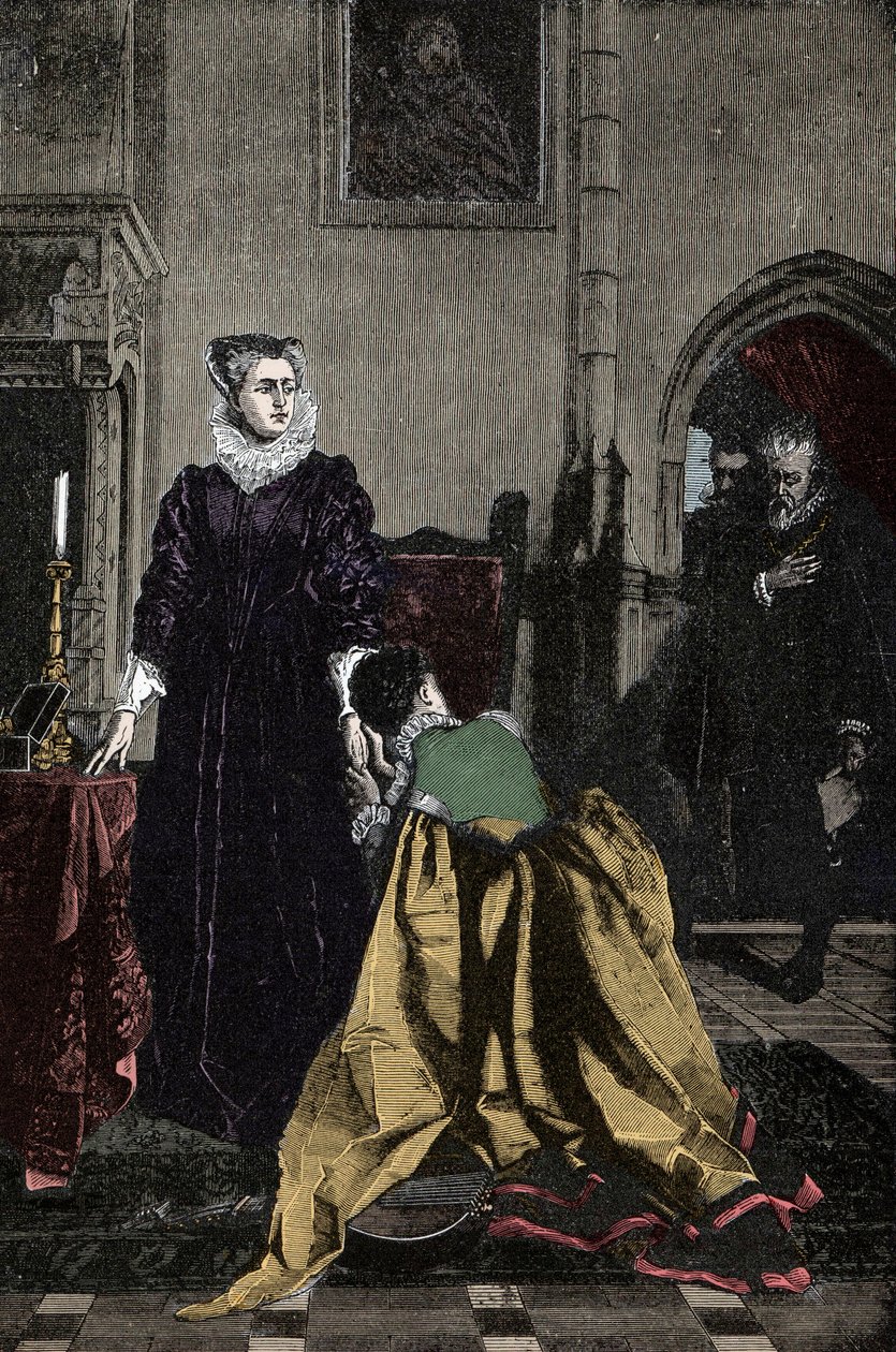 El libro de arresto de la muerte de María Estuardo (Reina de Escocia) de Unknown artist